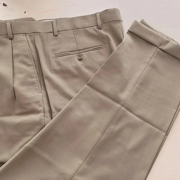 slim fit dress slacks Men's Chocolate Brown Tweed Pants M / Chocolate Brown